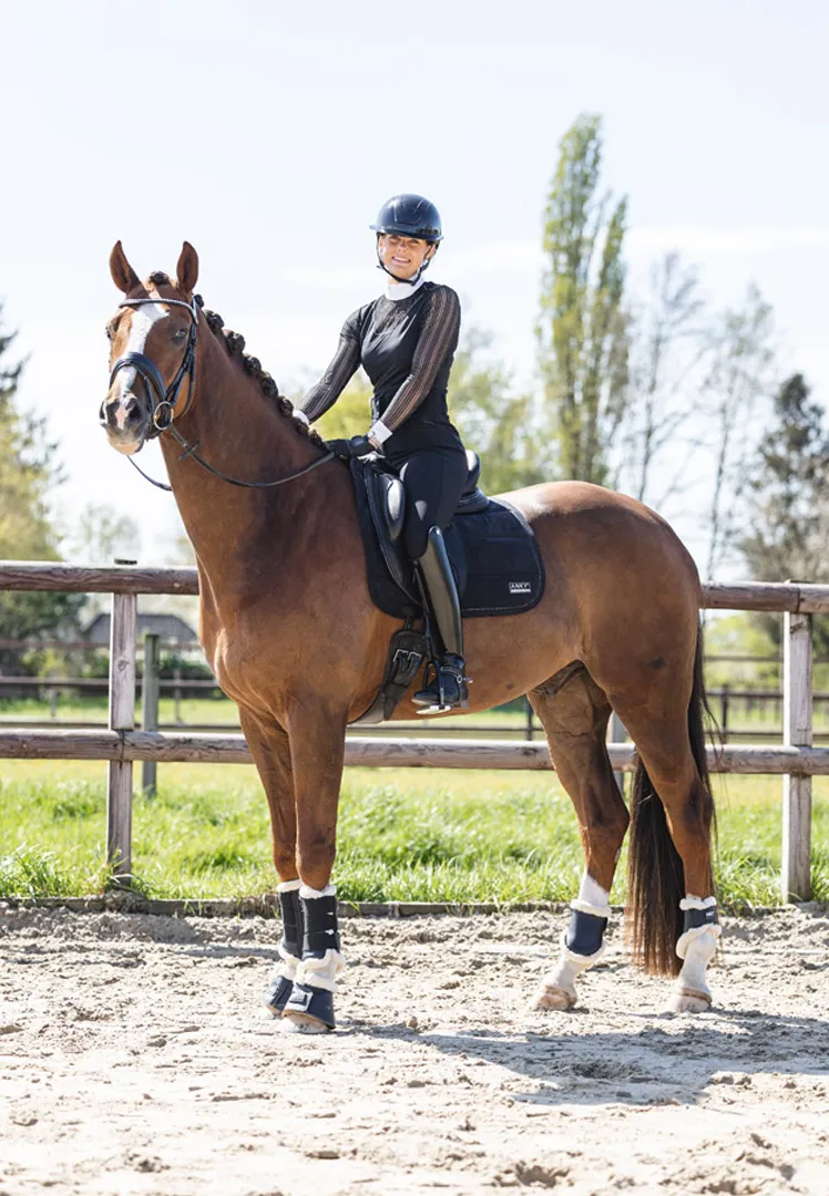 Schabracke Anatomic Tech Dressage XB21008 - black