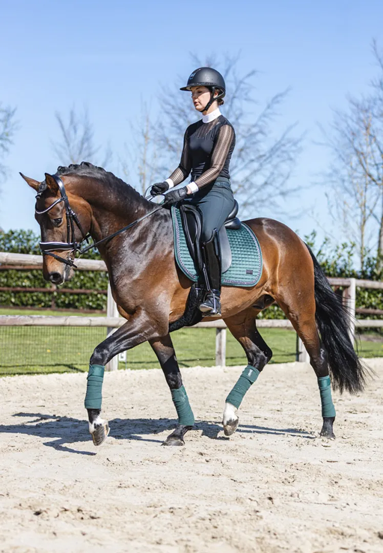 Schabracke Velvet Dressage XB22002 - forest