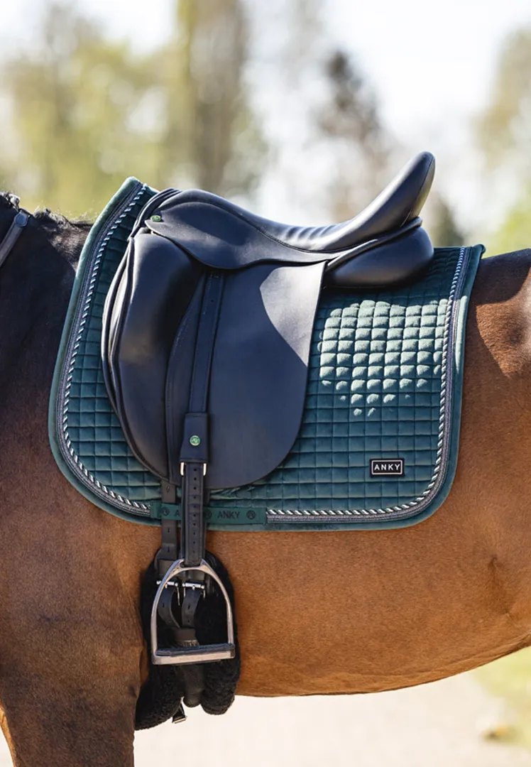 Schabracke Velvet Dressage XB22002 - forest