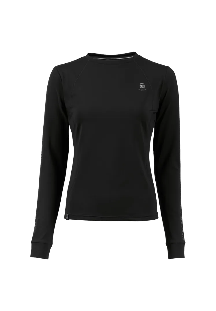 Rundhalsshirt Gyda - black