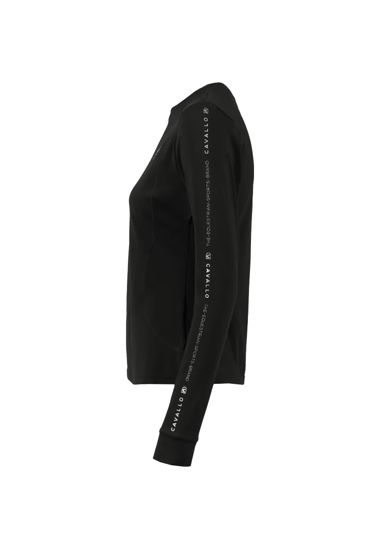 Rundhalsshirt Gyda - black