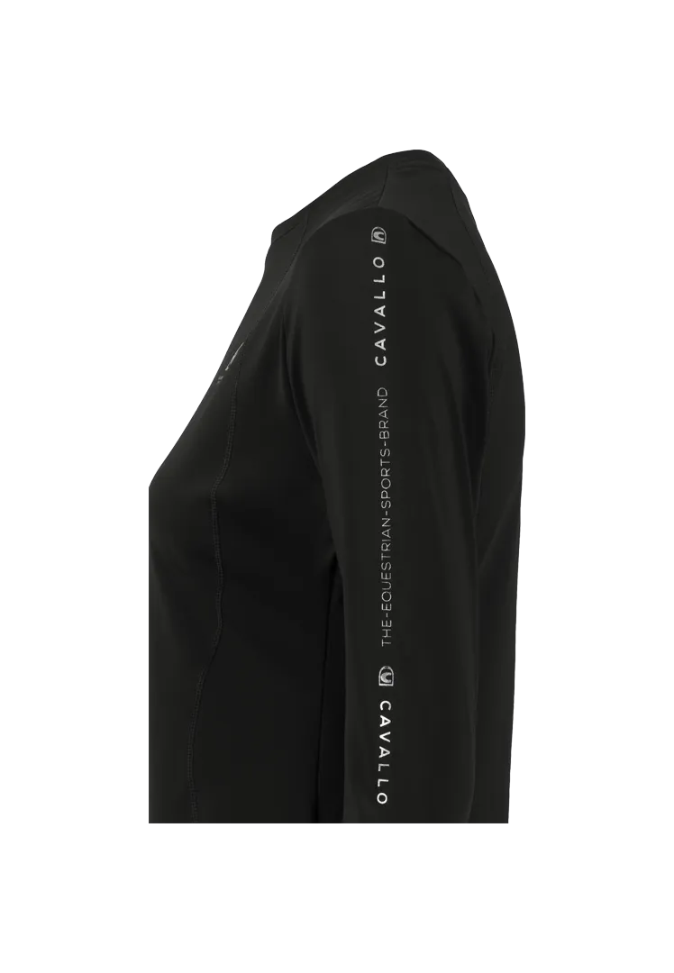 Rundhalsshirt Gyda - black