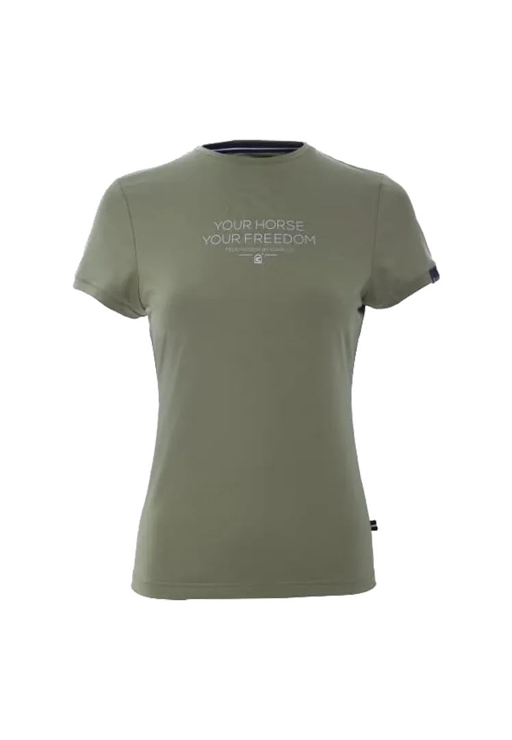 T-Shirt Dotty - green leaf