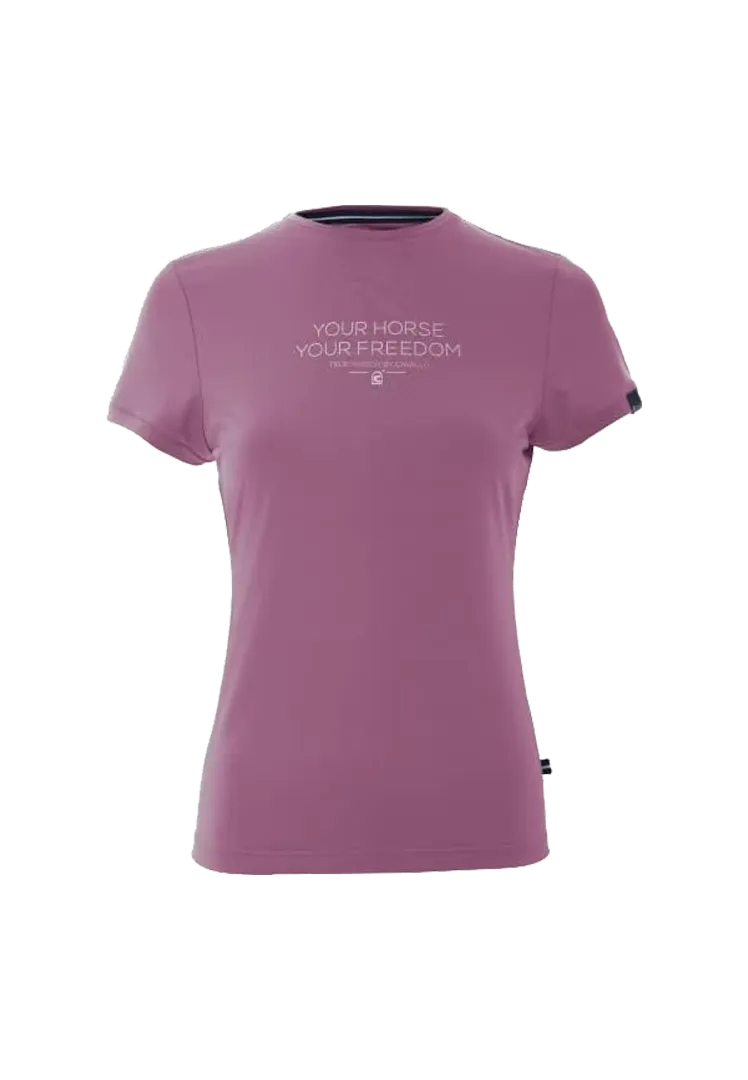 T-Shirt Dotty - raspberry