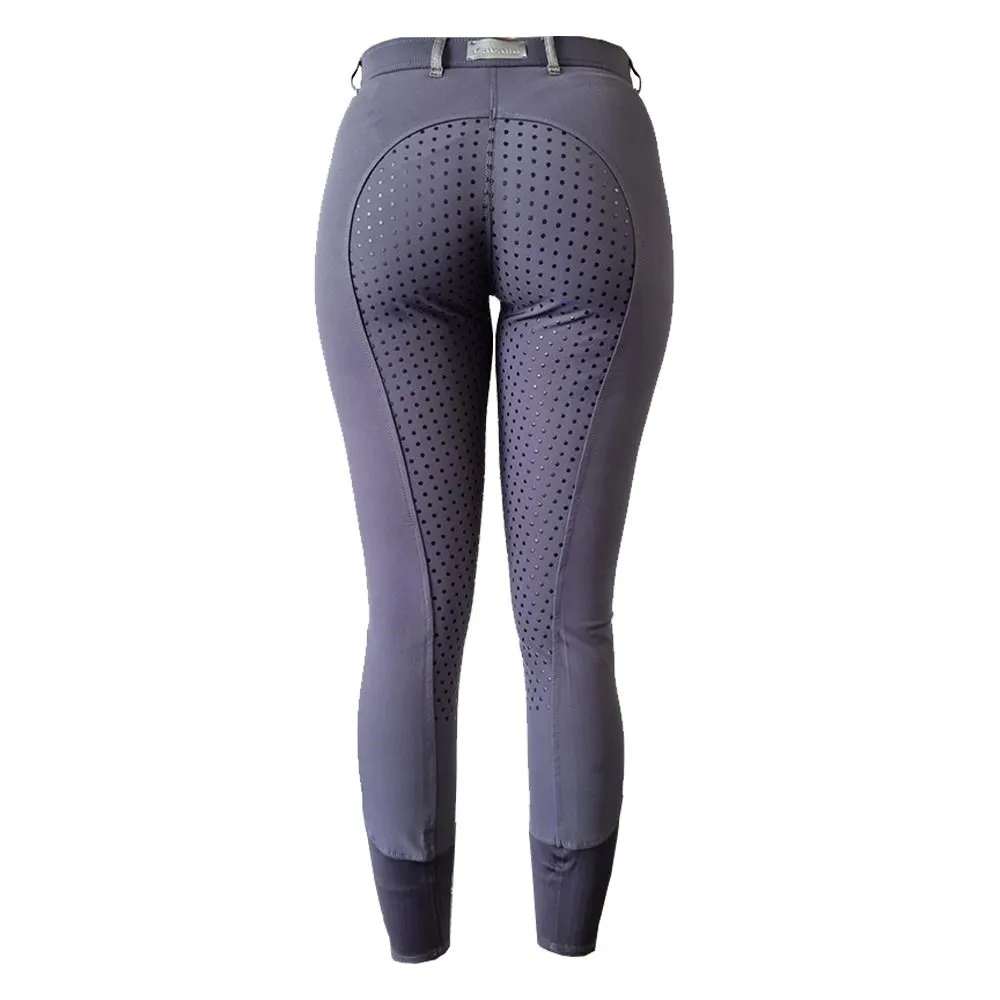 Kinderreithose CARAT PRO GRIP - grey