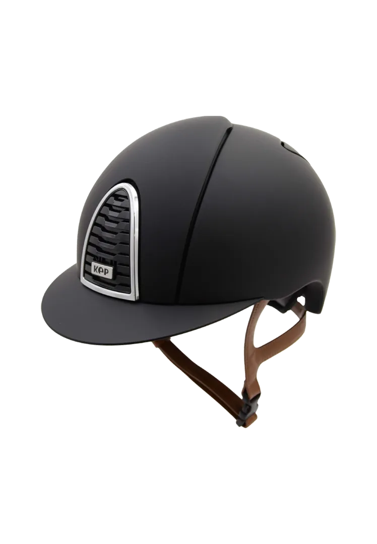 Cromo 2.0 Textile, frame chrome, grid raw black, beige straps - schwarz
