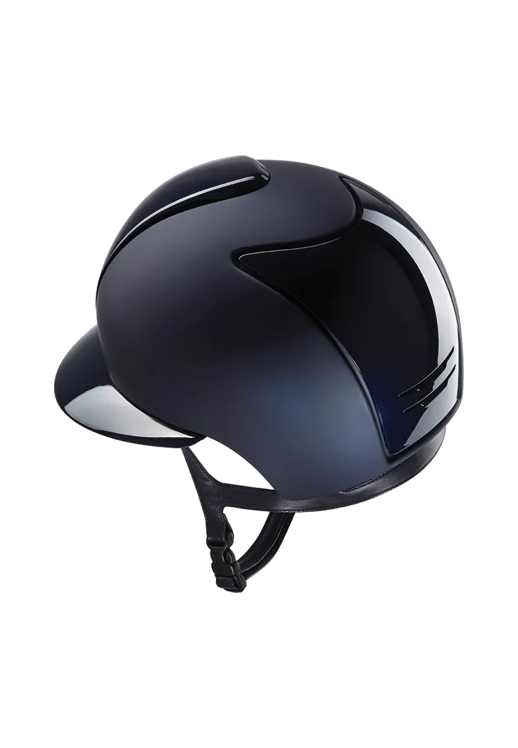Cromo 2.0 Textile/ Polish blue: frame & grid polish black, polo visor - blau