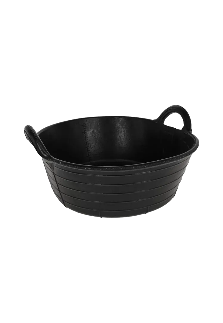 Gummitrog -20l - schwarz 