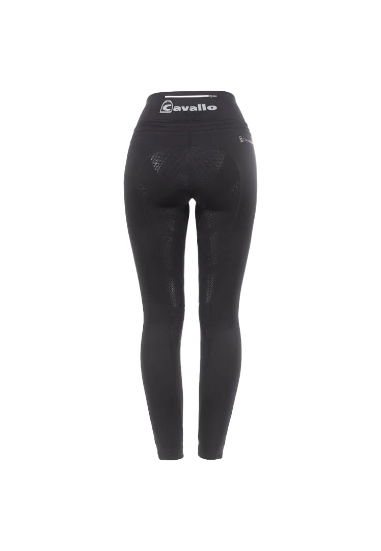 Reitleggings CAVALLIN GRIP RL - schwarz