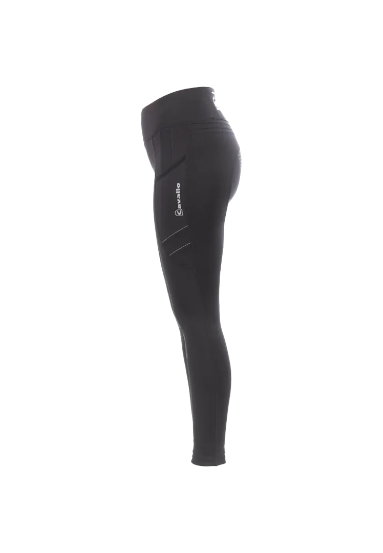 Reitleggings CAVALLIN GRIP RL - schwarz