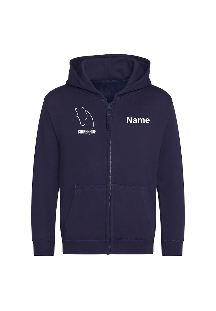 Zip-Hoodie Kinder - navy
