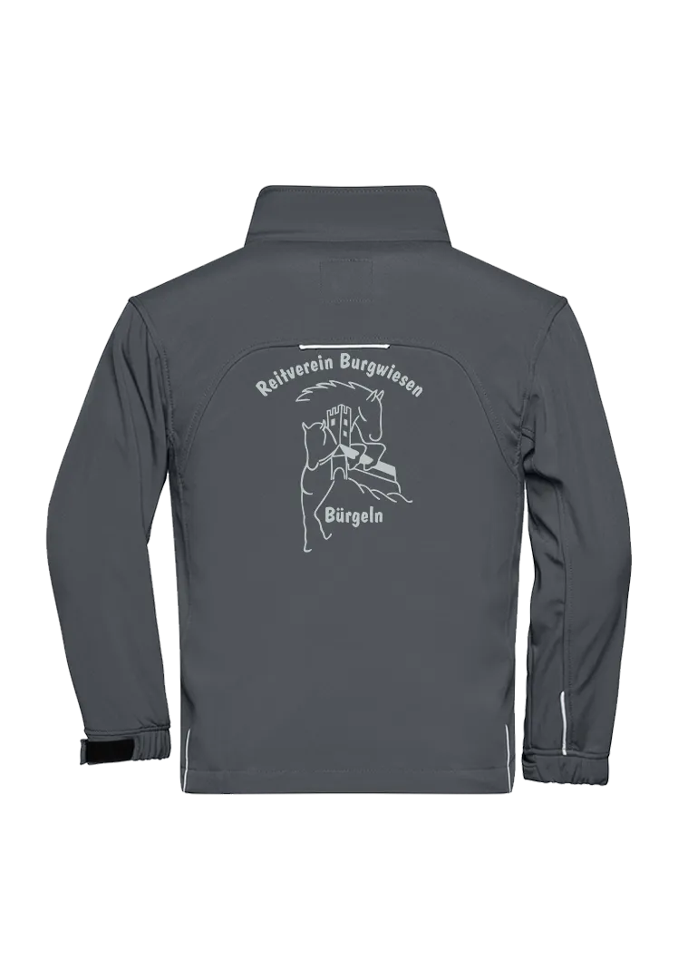 Softshelljacke Kinder - carbon