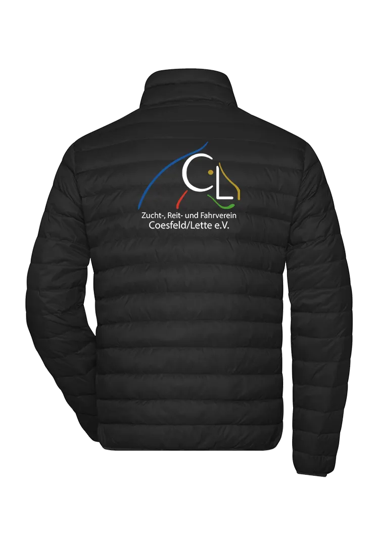Steppjacke Herren - schwarz