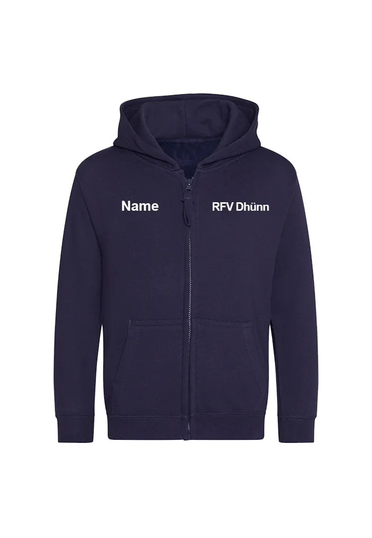 Zip-Hoodie Kinder - navy
