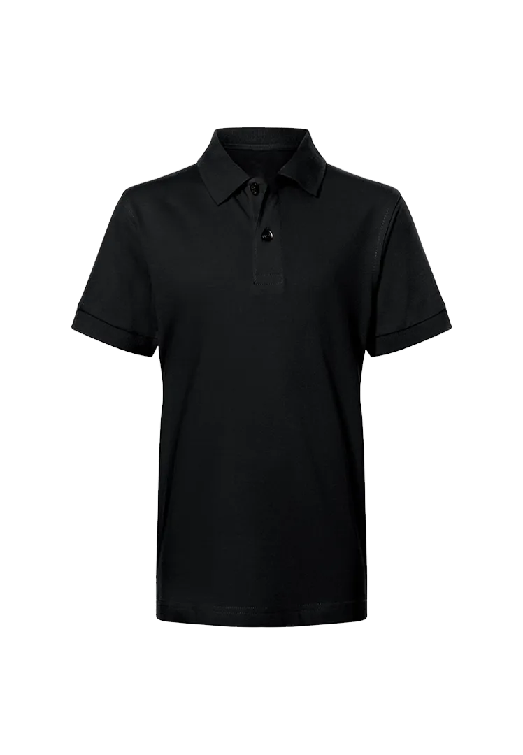 Poloshirt Kinder - schwarz