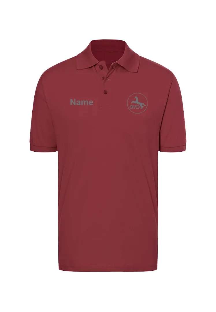 Poloshirt Herren - wine
