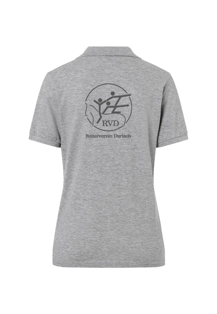 Poloshirt Damen - grey heather
