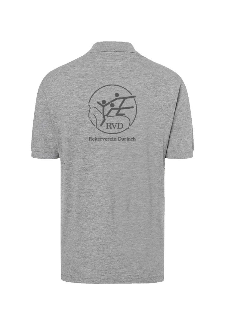 Poloshirt Herren - grey heather