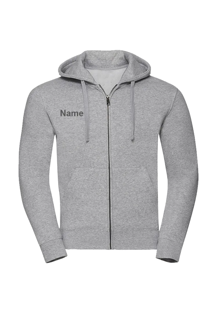 Zip-Hoodie Herren - light oxford