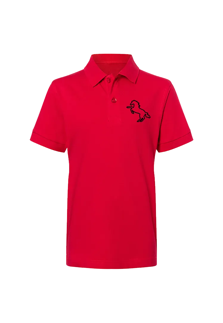 Poloshirt Kinder - rot