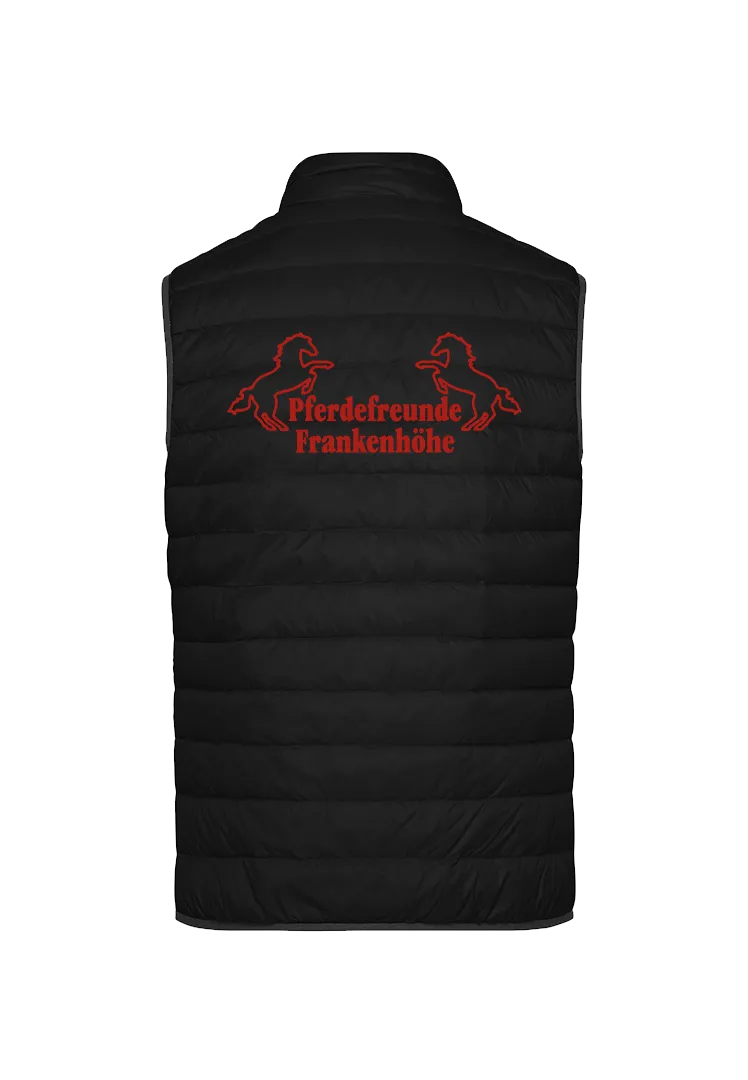 Steppweste Herren - schwarz
