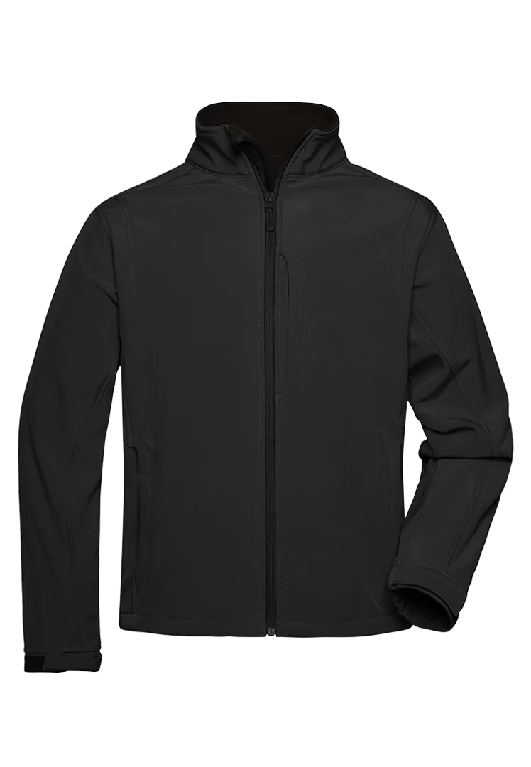 Softshelljacke Herren - schwarz