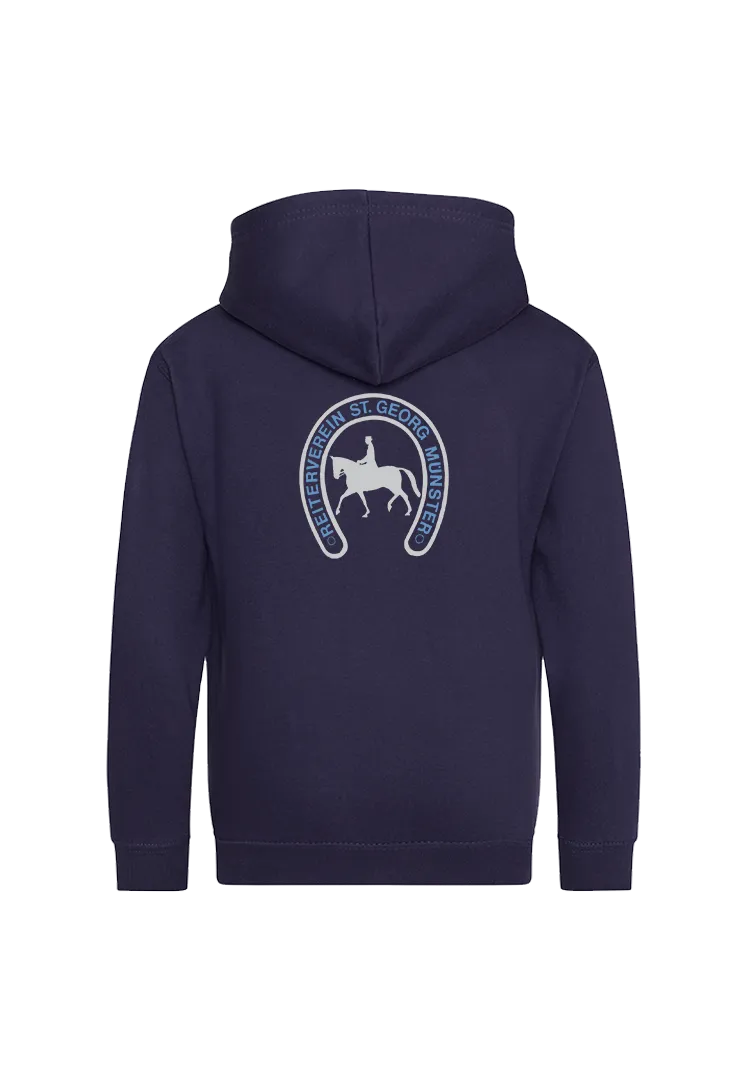 Zip-Hoodie Kinder - navy