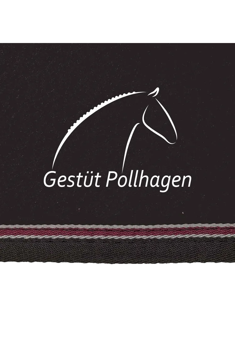 Abschwitzdecke - schwarz