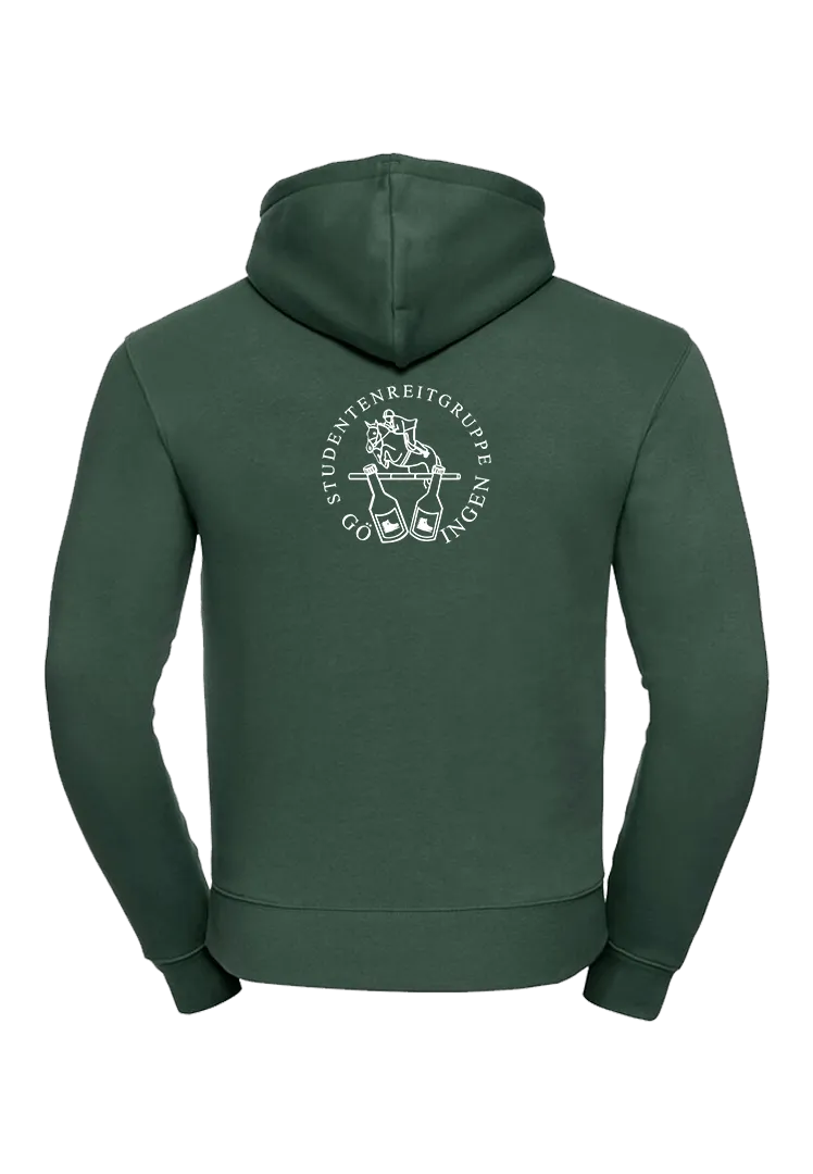 Zip-Hoodie Herren - bottle green