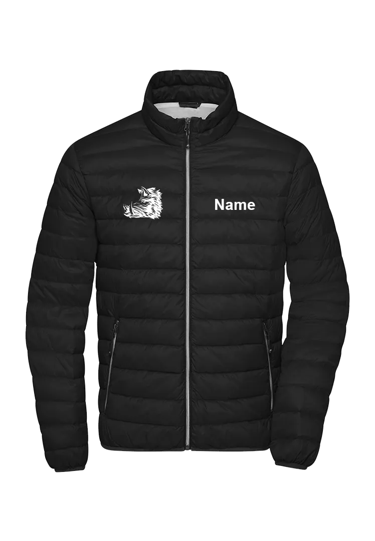 Steppjacke Herren - schwarz