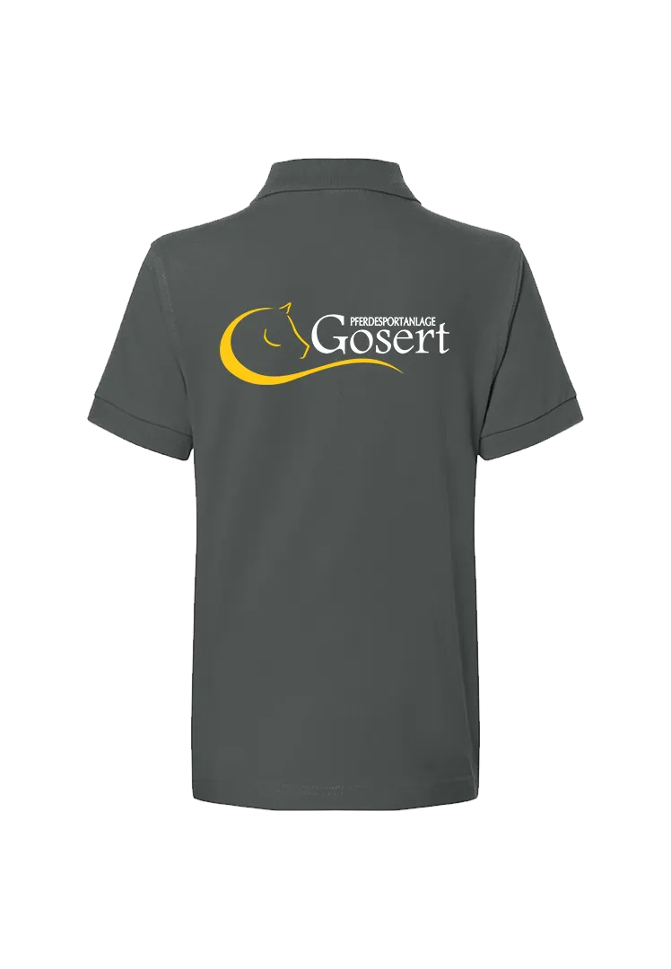 Poloshirt Kinder - graphite