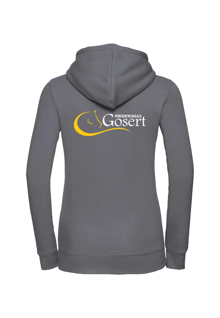 Zip-Hoodie Damen - convoy grey