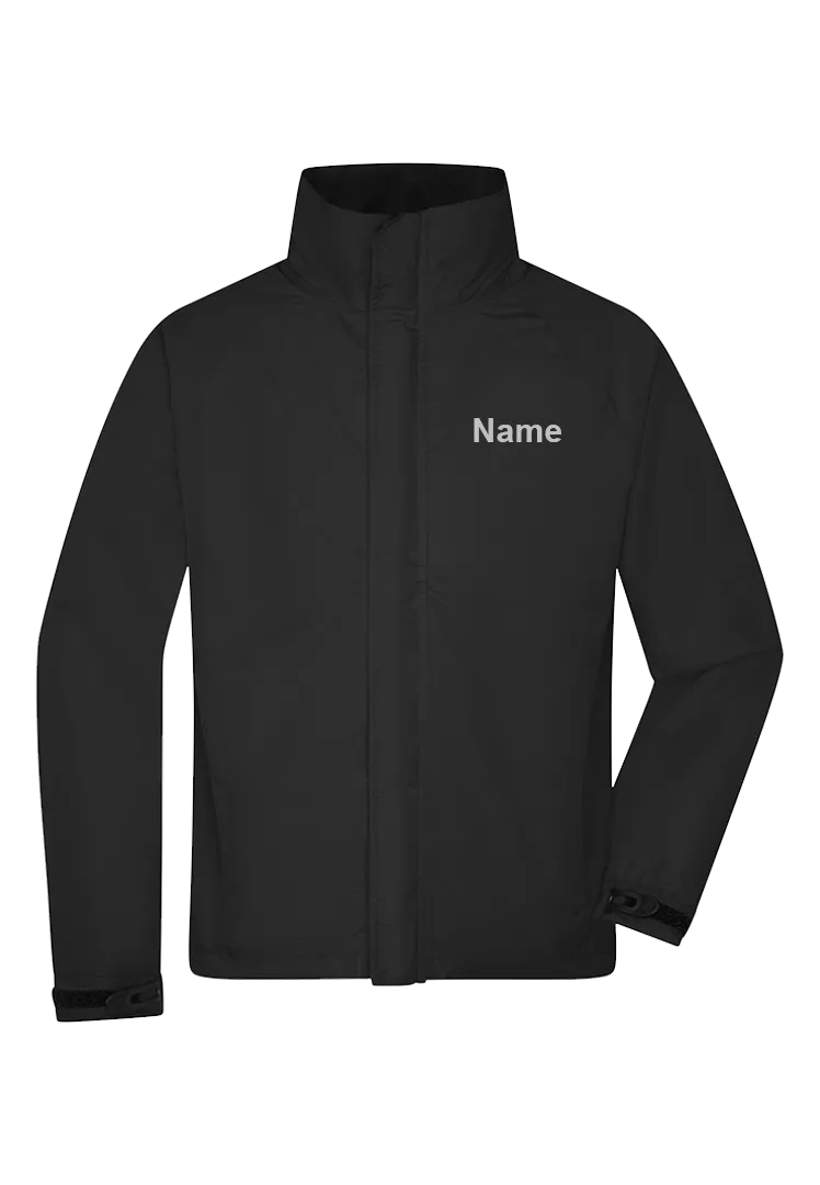 Regenjacke Herren - schwarz