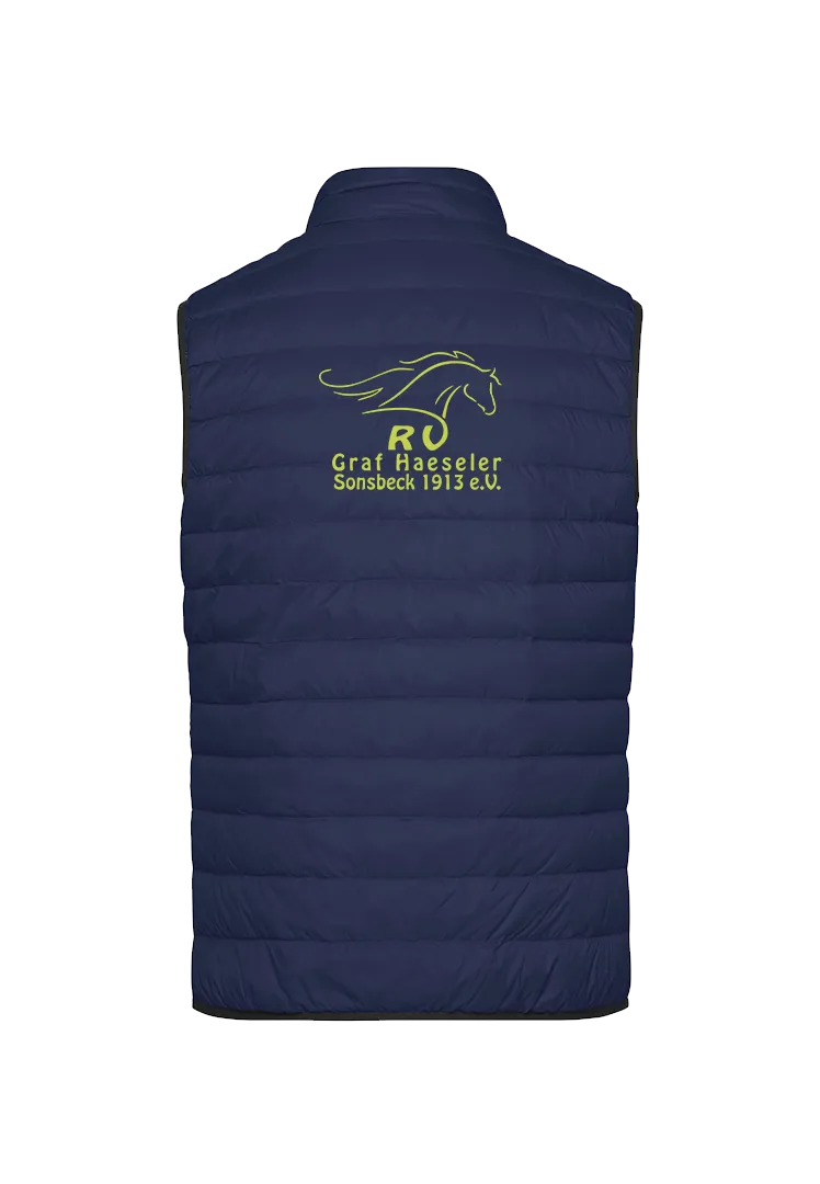 Steppweste Herren - navy 