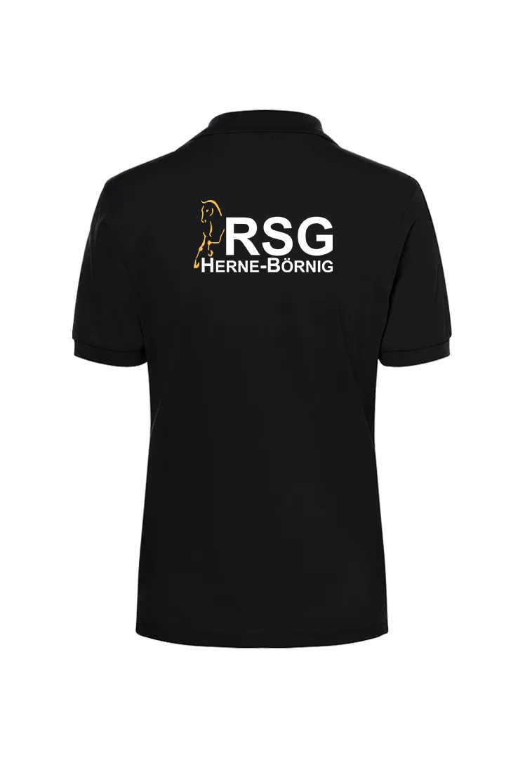 Poloshirt Damen - schwarz