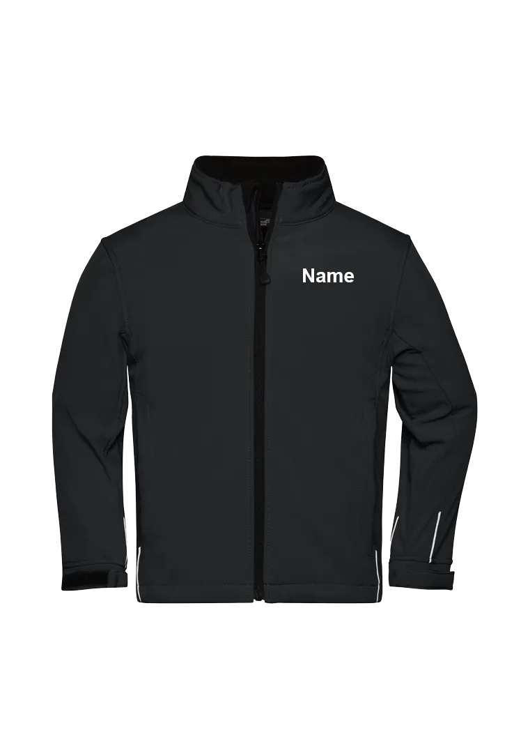 Softshelljacke Kinder - schwarz