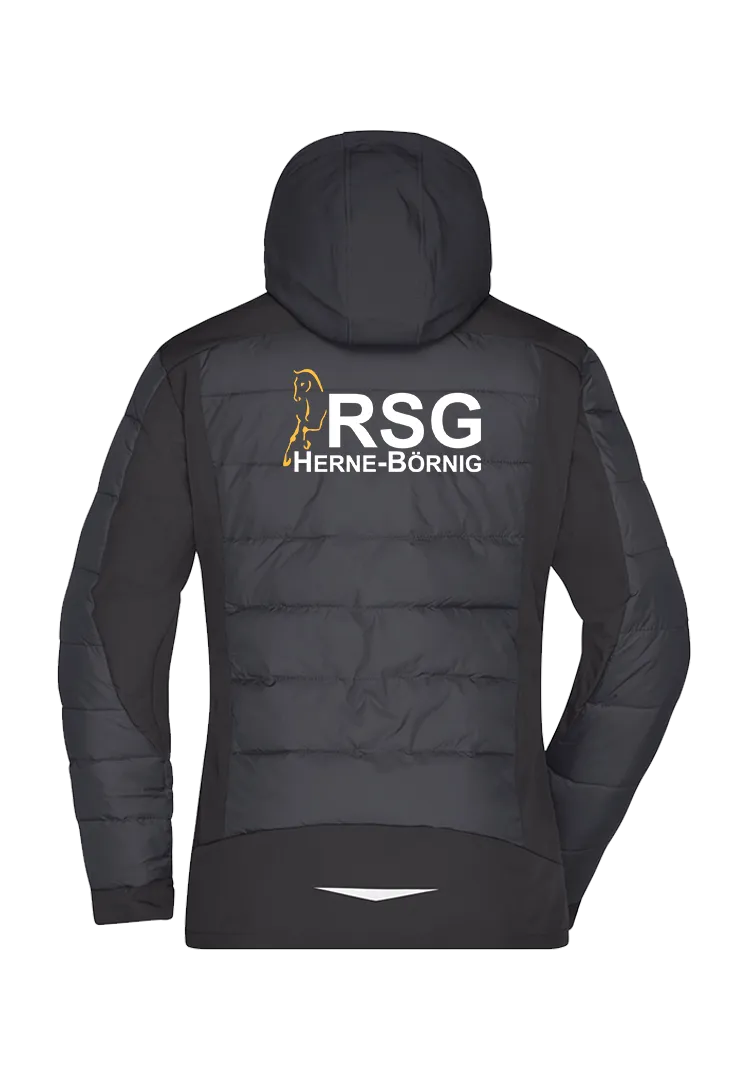 Thermojacke Hybrid Damen - schwarz
