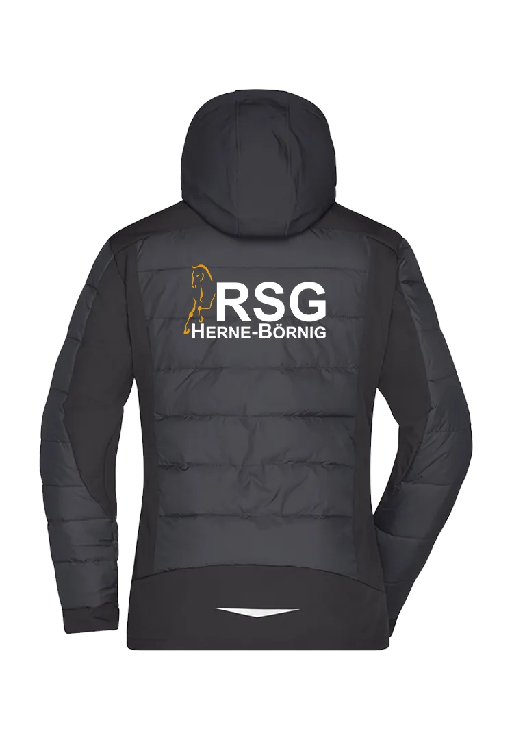 Thermojacke Hybrid Damen - schwarz