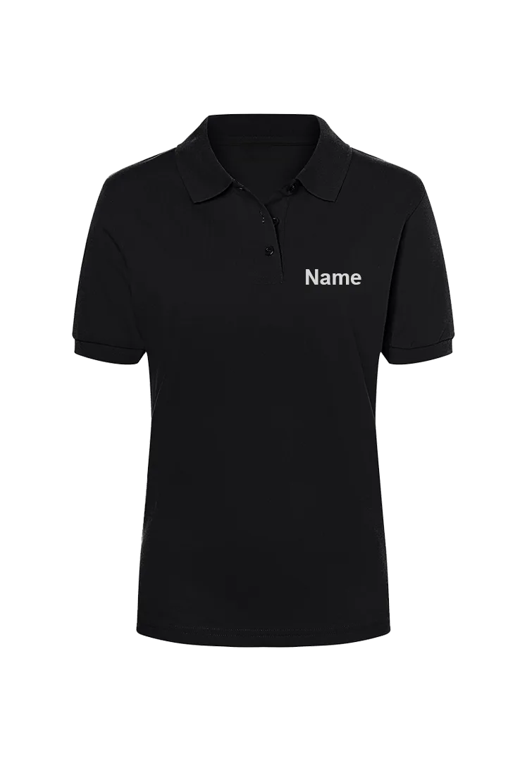 Poloshirt Damen - black