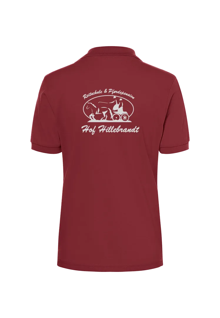 Poloshirt Damen - wine