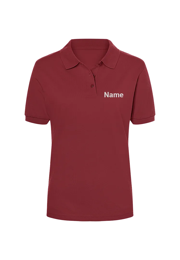 Poloshirt Damen - wine