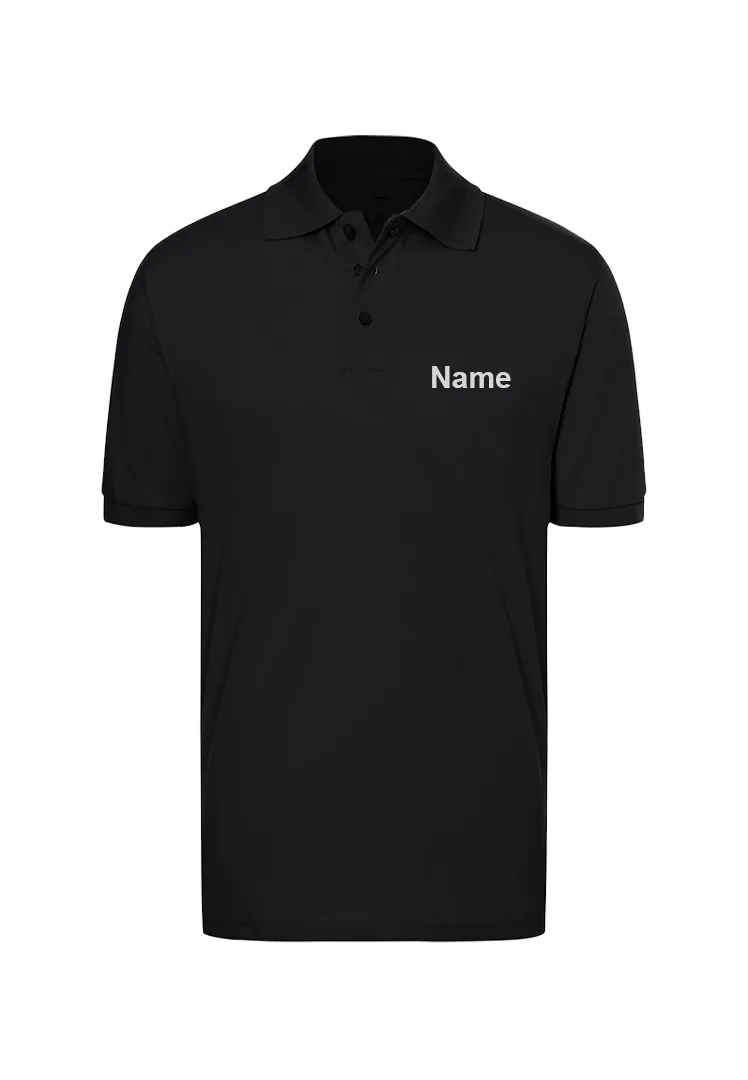 Poloshirt Herren - black