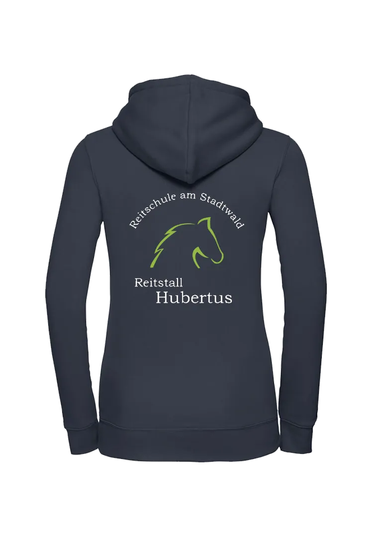 Zip-Hoodie Damen - navy
