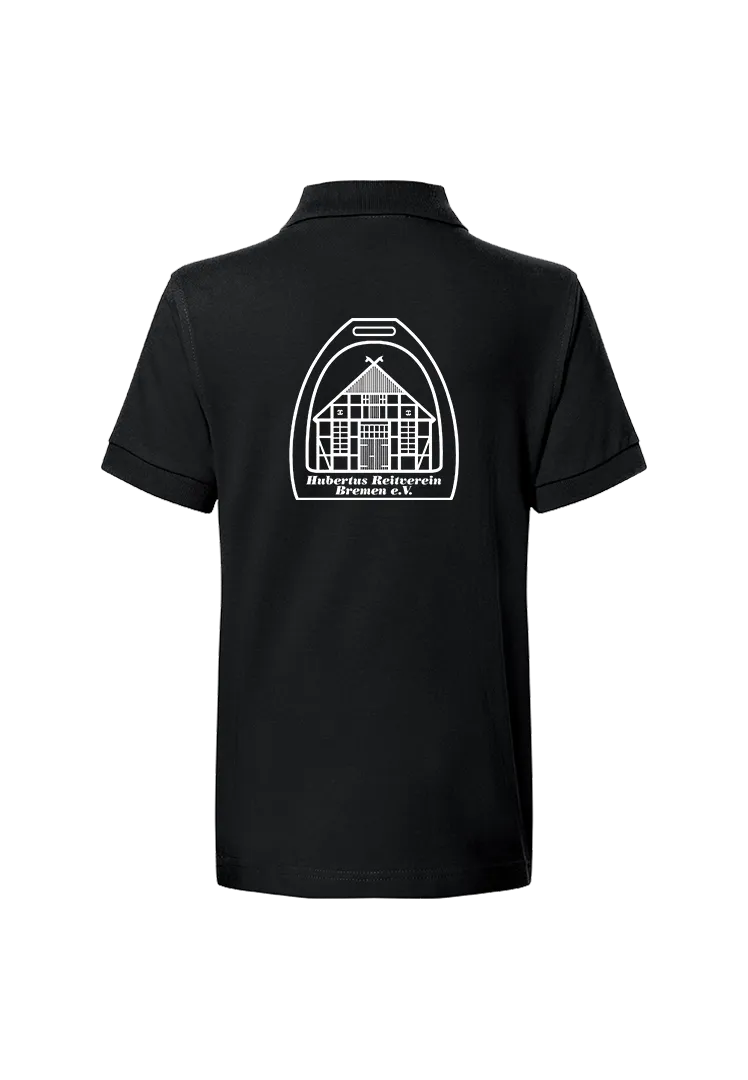 Poloshirt Kinder - schwarz