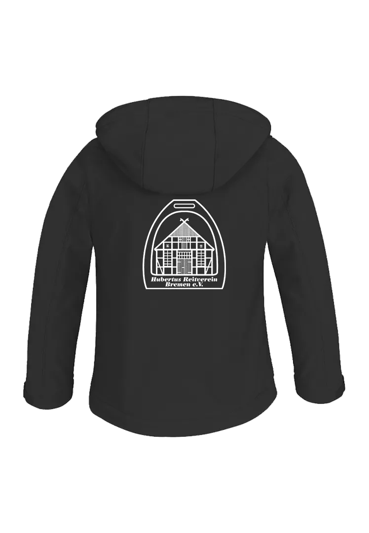 Softshelljacke Kinder - schwarz