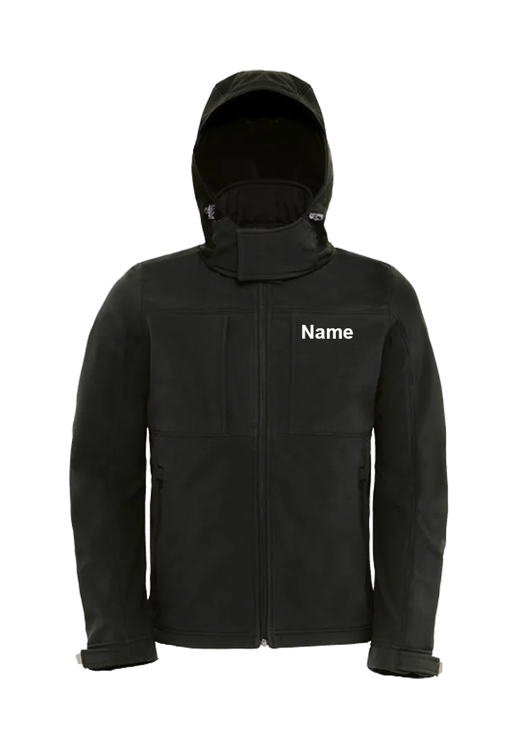 Softshelljacke Herren - schwarz