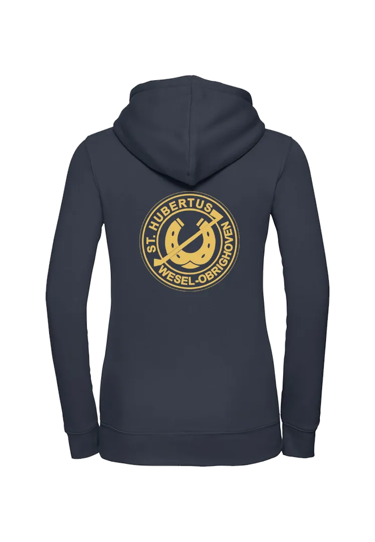 Zip-Hoodie Damen - navy