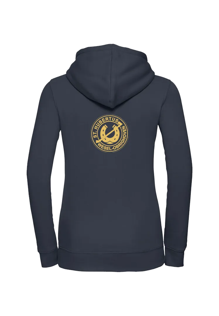 Zip-Hoodie Damen - navy