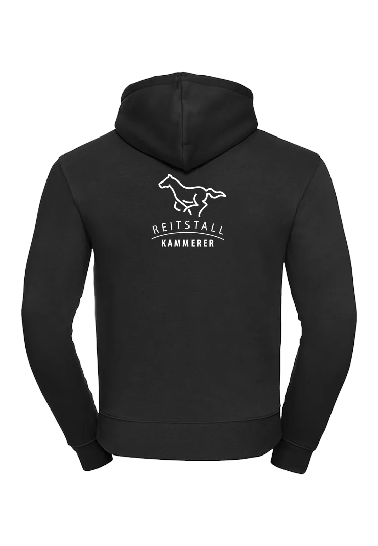Zip-Hoodie Herren - schwarz