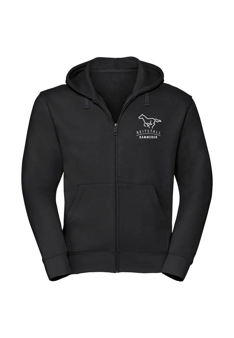 Zip-Hoodie Herren - schwarz